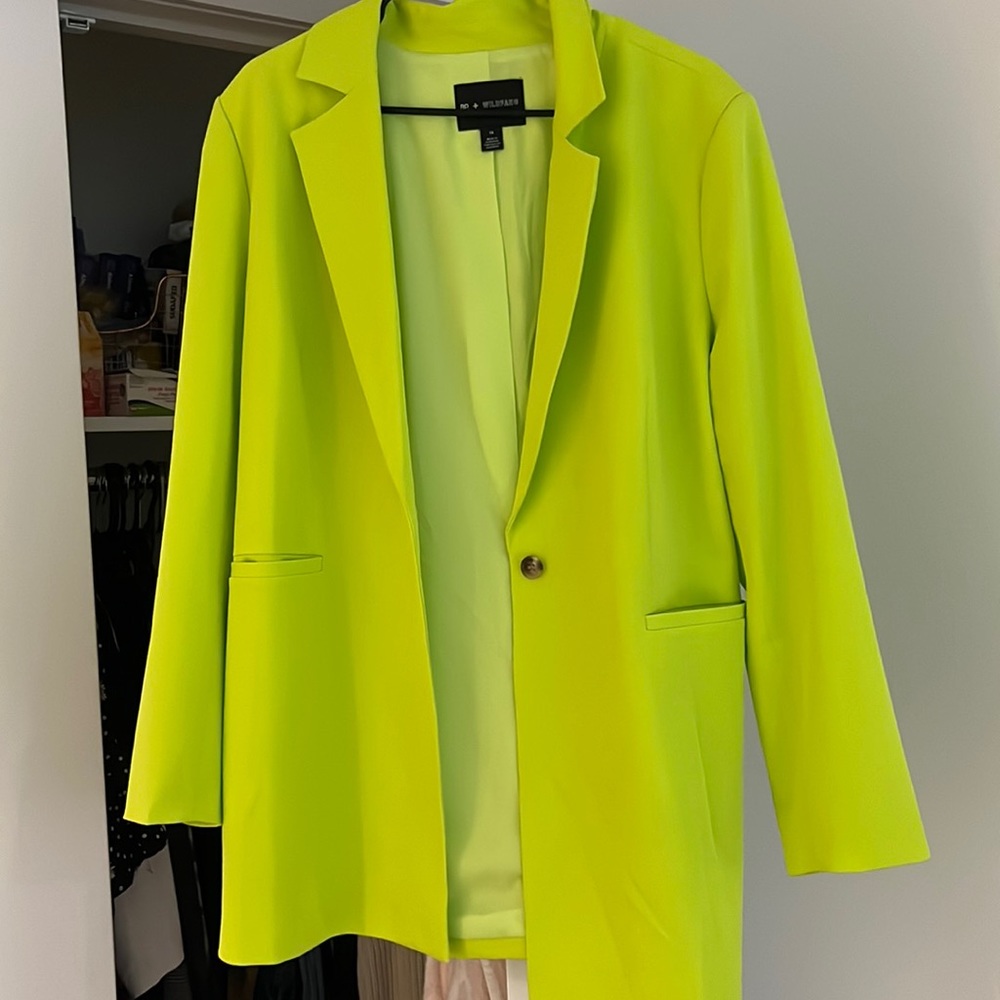 Neon Yellow Blazer